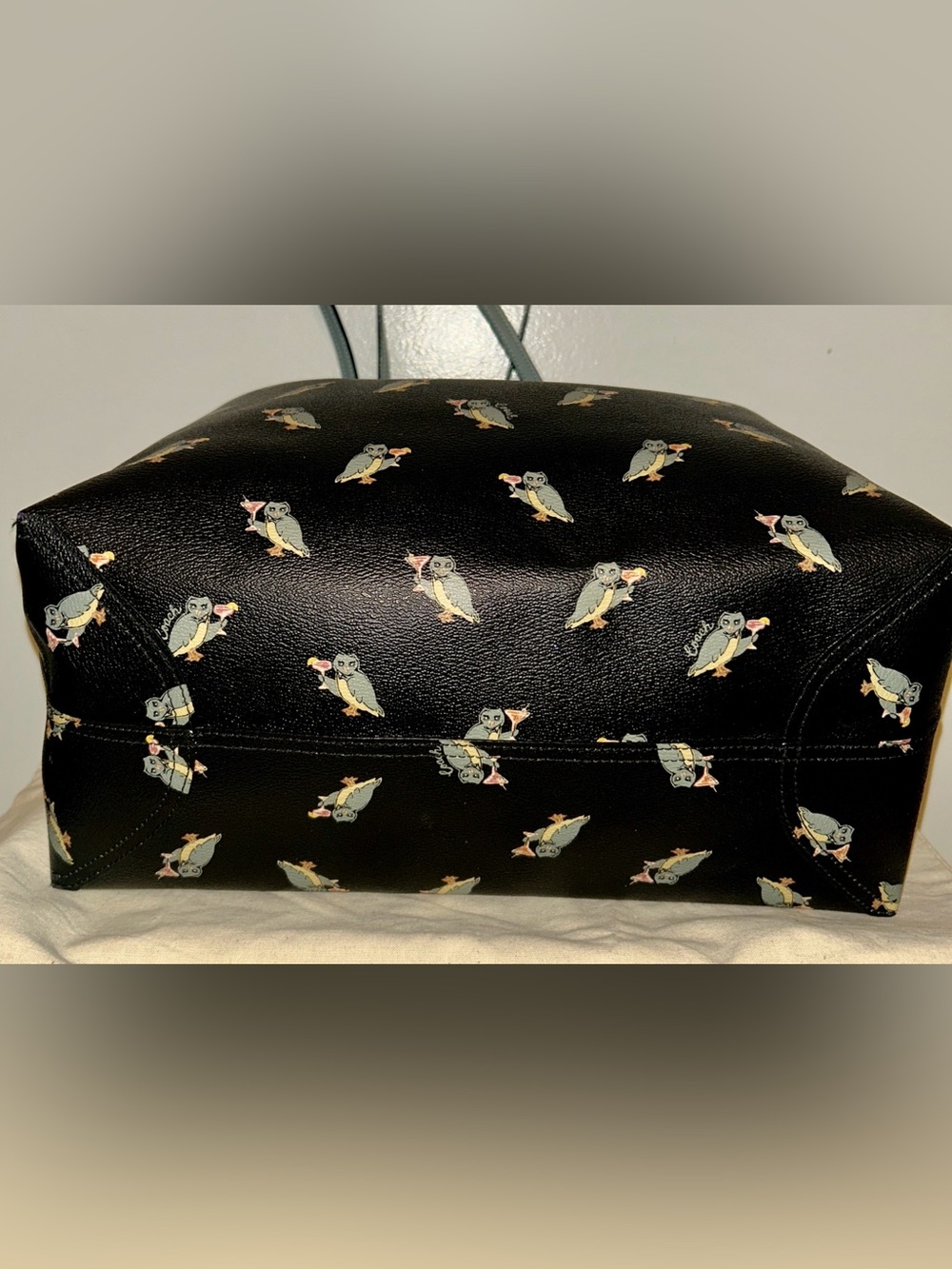 Coach Reversible City Tote with “Owltini”Party Owl Print. Super fun!!! - Picture 8 of 16